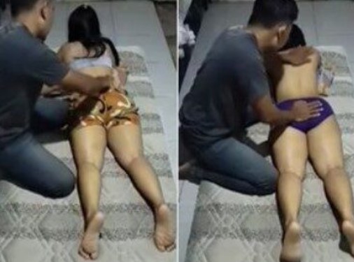 Tante Viral Pijat Binor Tetangga Rumah Malah Dapat Jatah Ngebor Meki